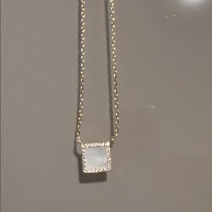 Elegant Gold Necklace w/stones